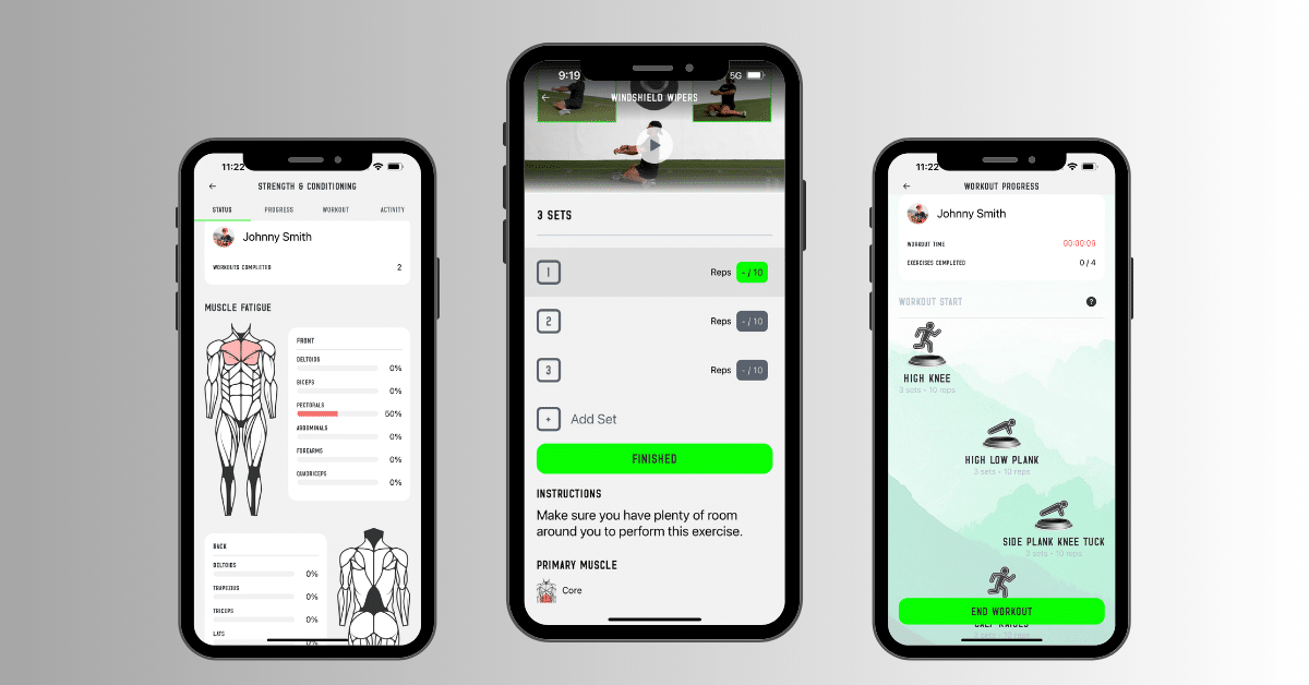 Strength & Conditioning Phone Mockup Facebook Ad 2