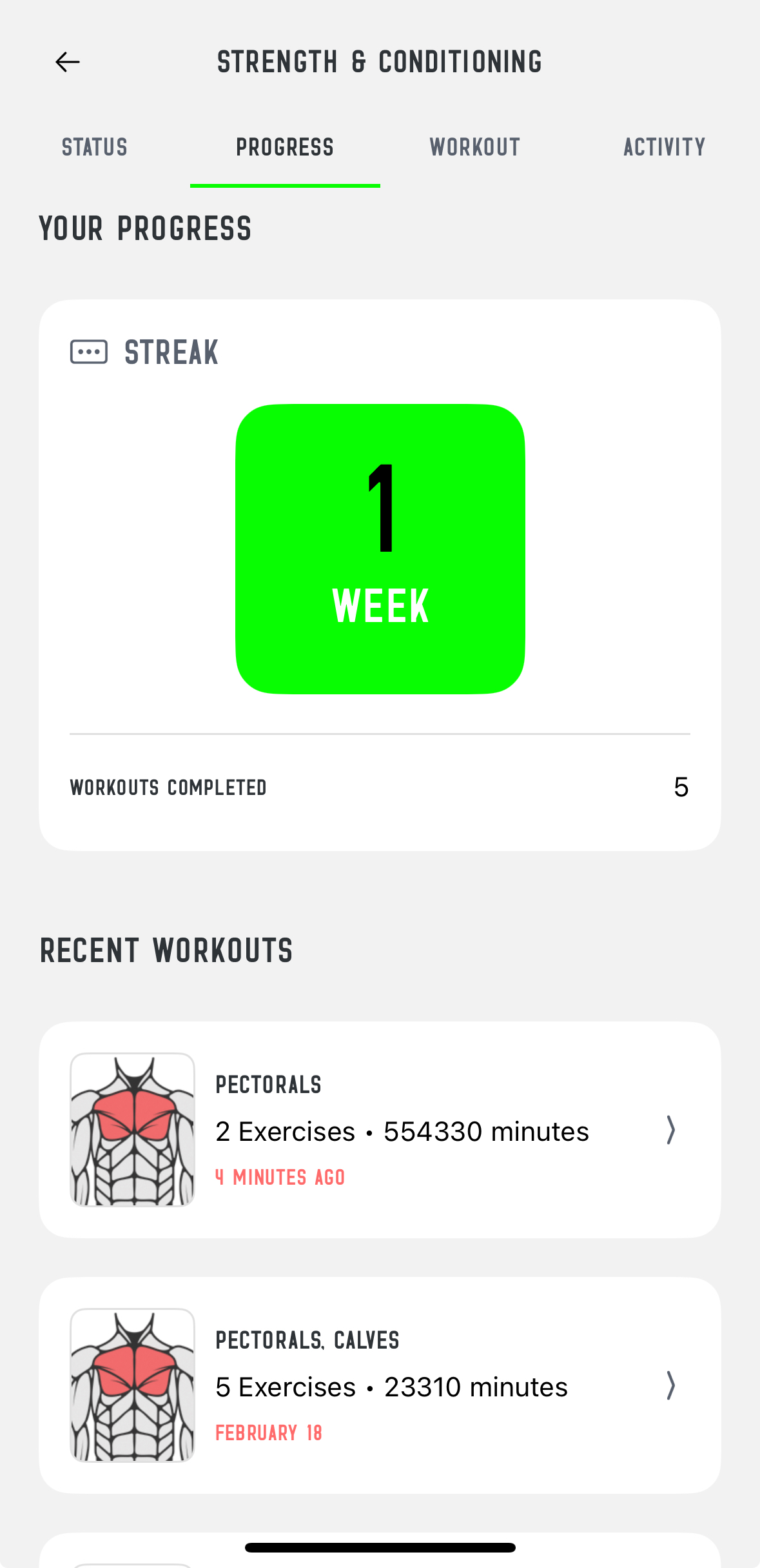 RiseGame Workout 2